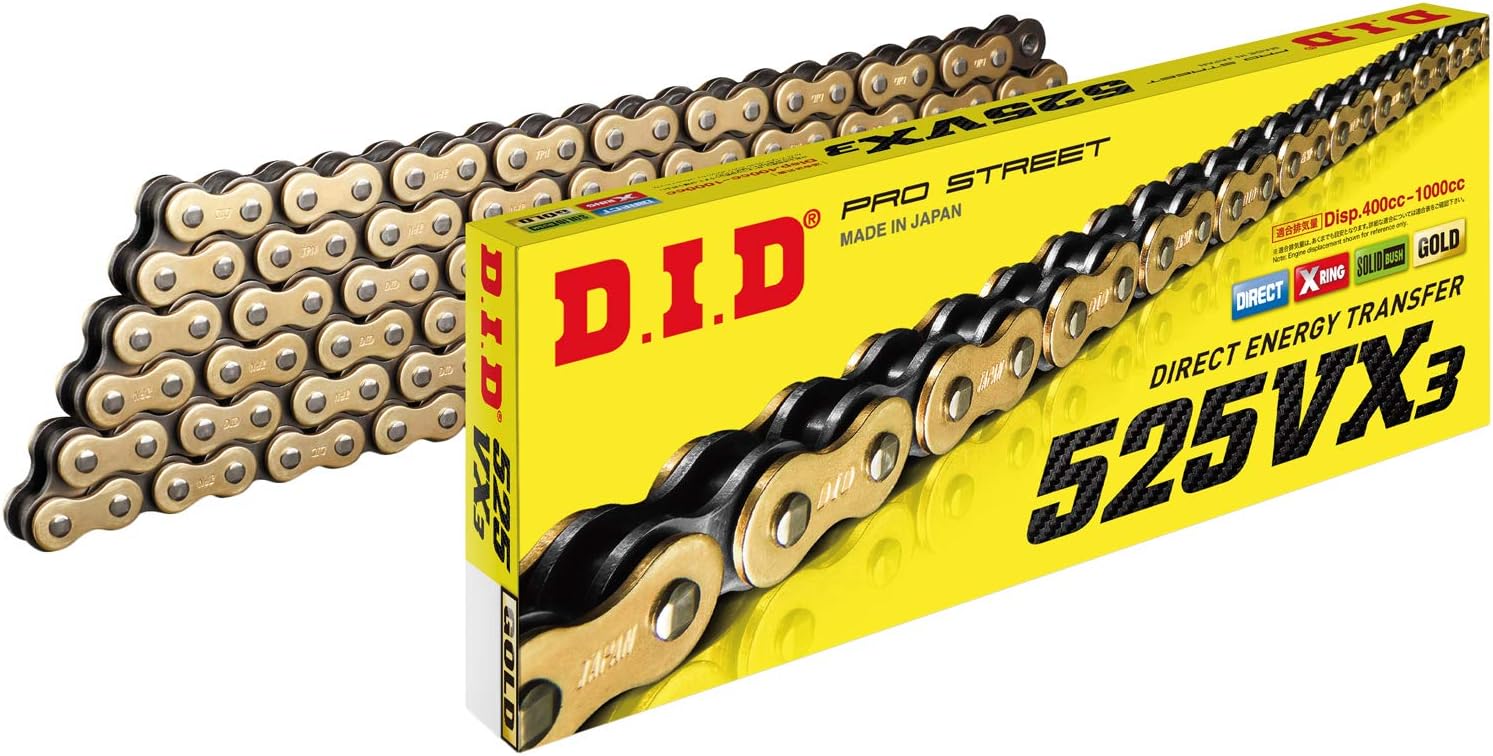 DID Gold 116 Link High Performance VX Series X-Ring Chain