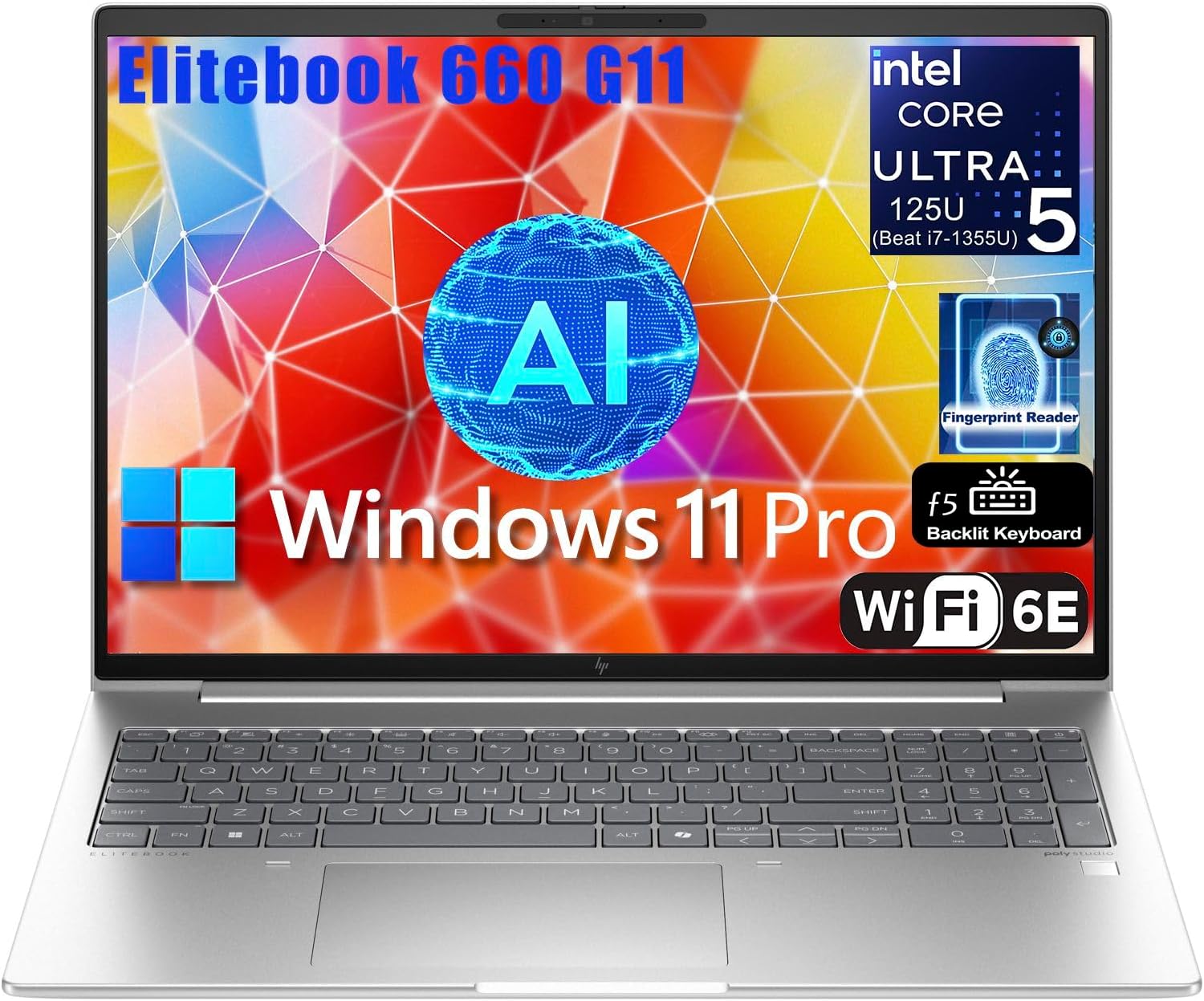 HP Elitebook 660 G11 Business Laptop with 16in Display