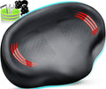 Noseless Wide Bicycle Seat for Comfort on Peloton and Cruiser Bikes