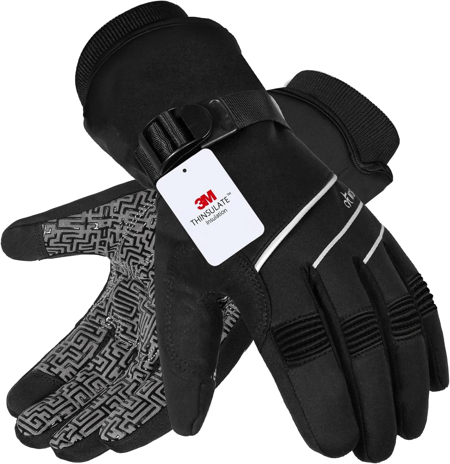 MOREOK -30F Waterproof Winter Gloves