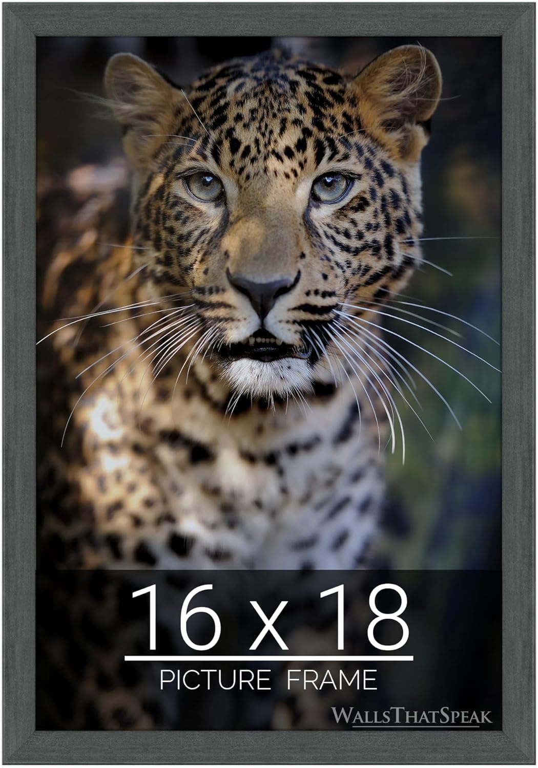 16x18 Slate Gray Picture Frame for Puzzles, Photos, Artwork
