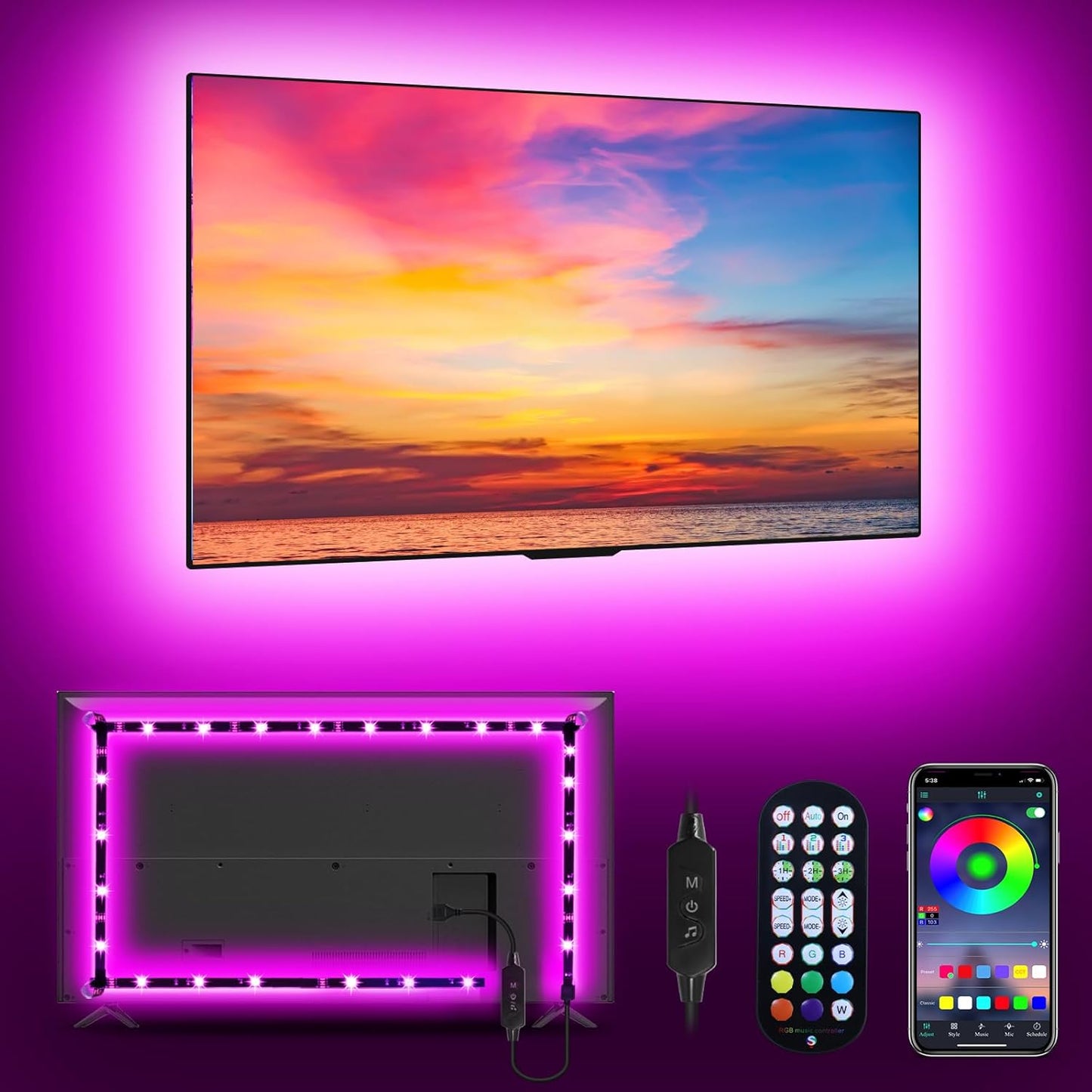 Enhance Your Viewing Experience with MATICOD TV LED Lights
