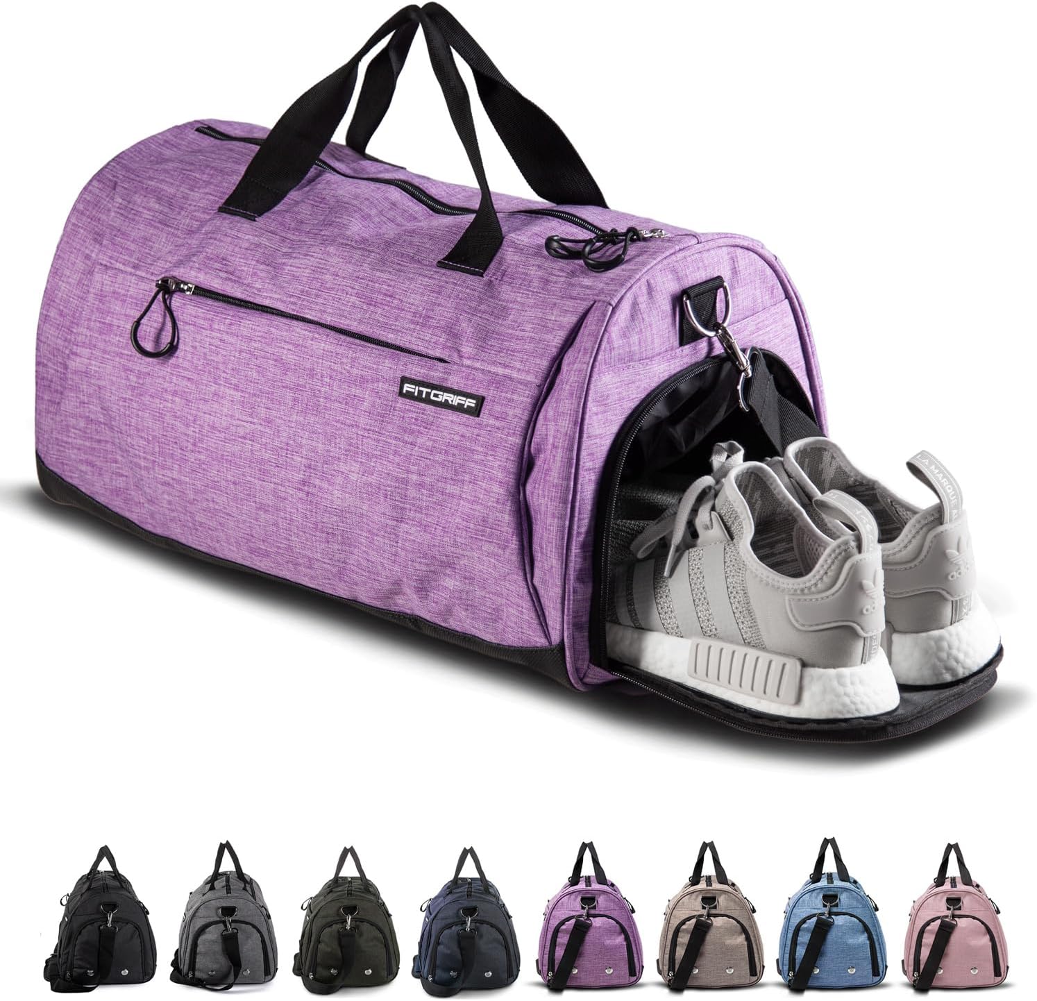 Fitgriff Gym Bag for Men & Women - Stylish Duffle for Travel