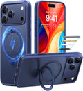 TORRAS Ostand Magnetic for iPhone 17 Pro Case - Slim Stand & 3X