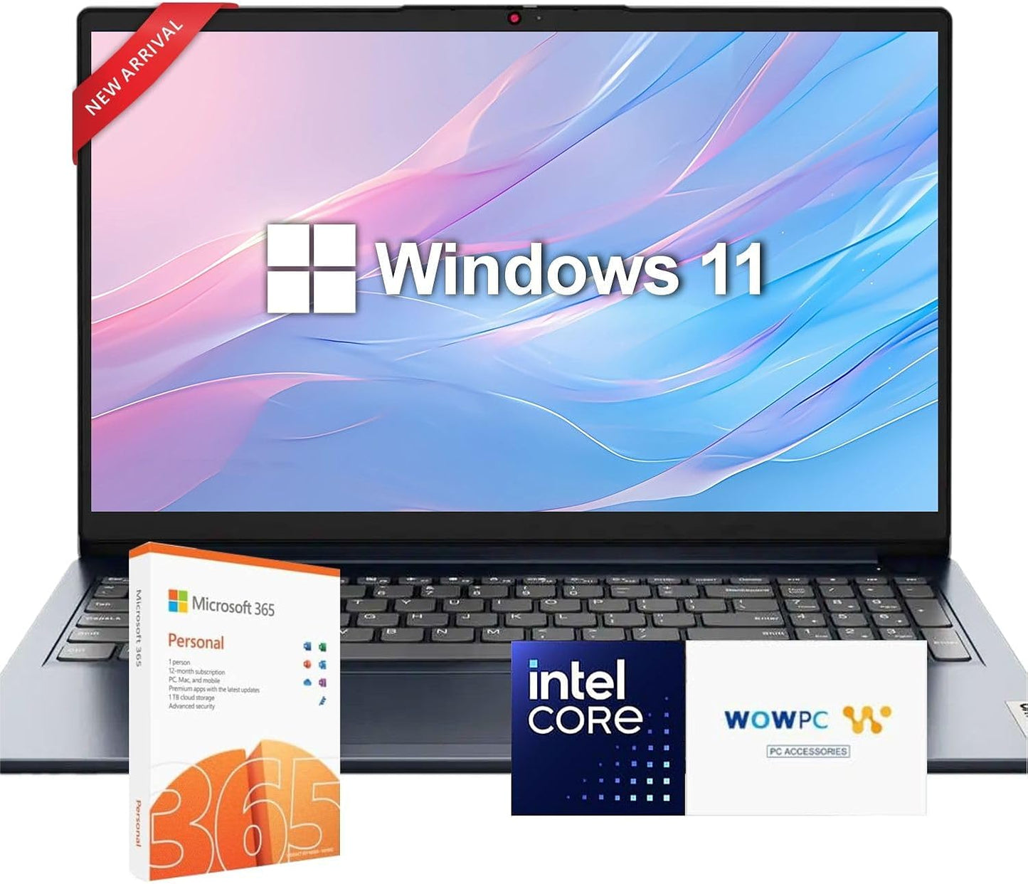 Lenovo IdeaPad 15.6 inch Laptop with Microsoft 365 for Students