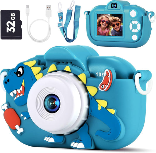Kids Camera for Boys Aged 3-9 - 1080P Toddler Photography Fun