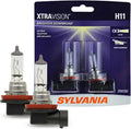 H11 XtraVision High Performance Halogen Headlight Bulb - Brighter