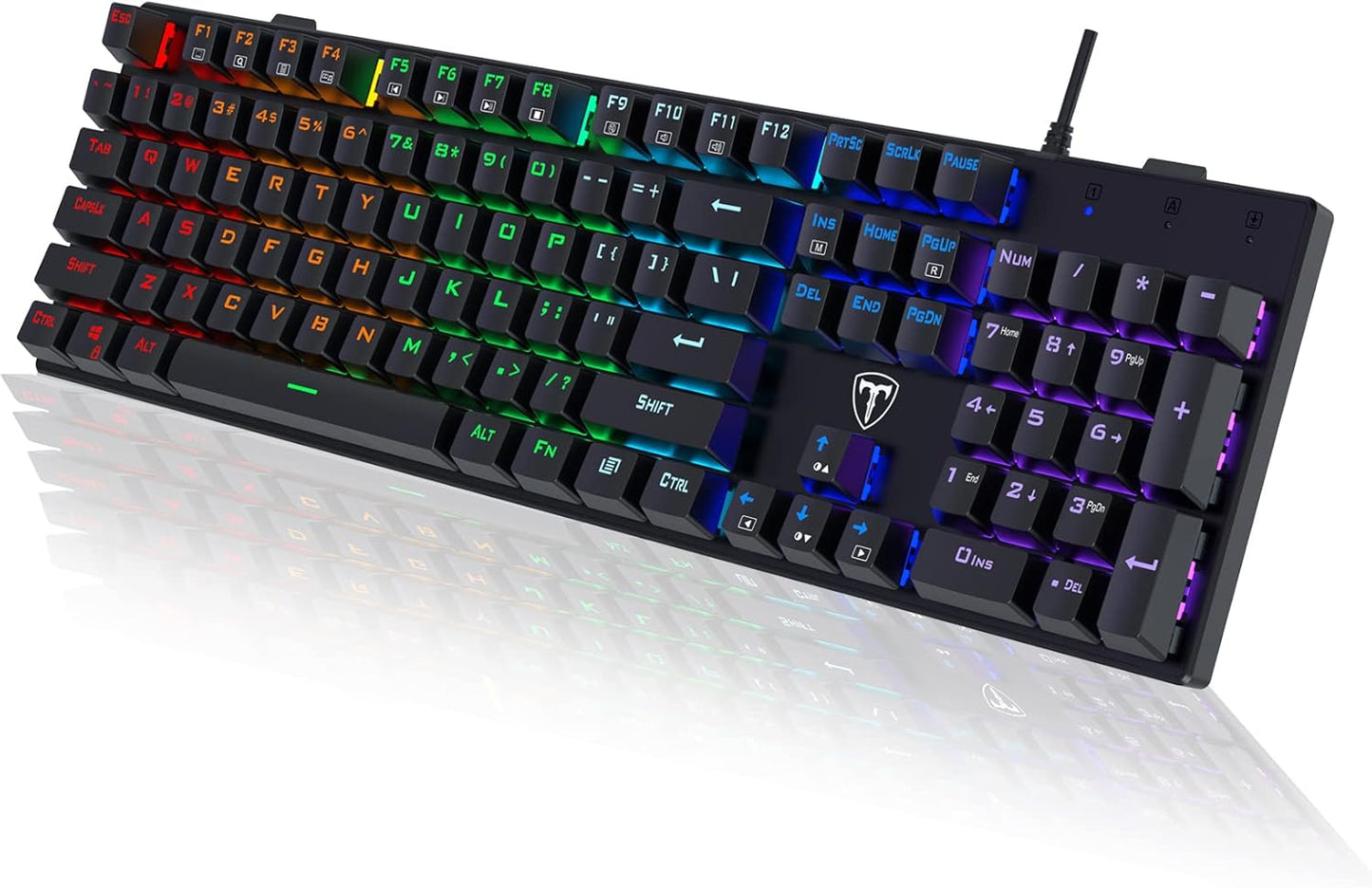 RisoPhy Ultra-Slim RGB Gaming Keyboard