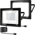 250W LED Flood Light Outdoor 2 Pack - Super Bright Daylight