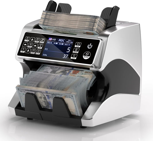 MUNBYN IMC01 Money Counter Machine with Advanced Detection Features