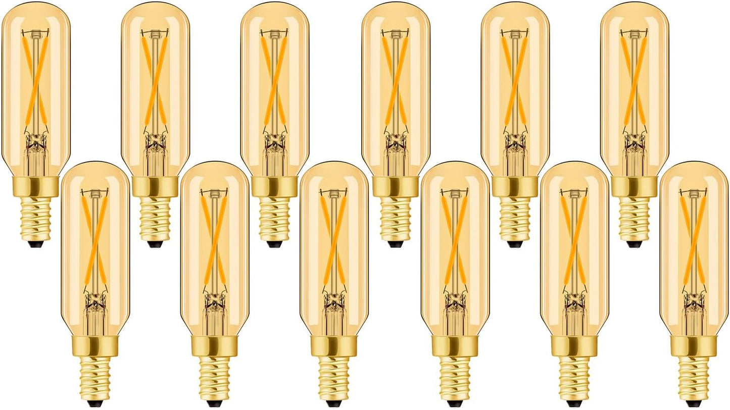 E12 LED Bulb Dimmable 2W Equivalent 25 Watt Warm White Light