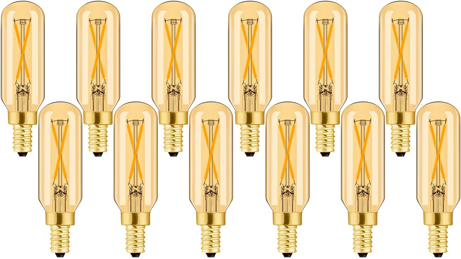E12 LED Bulb Dimmable 2W Equivalent 25 Watt Warm White Light