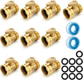 Garden hose shut off Valve 3/4 Heavy Duty Brass Shut Off - 10 Set