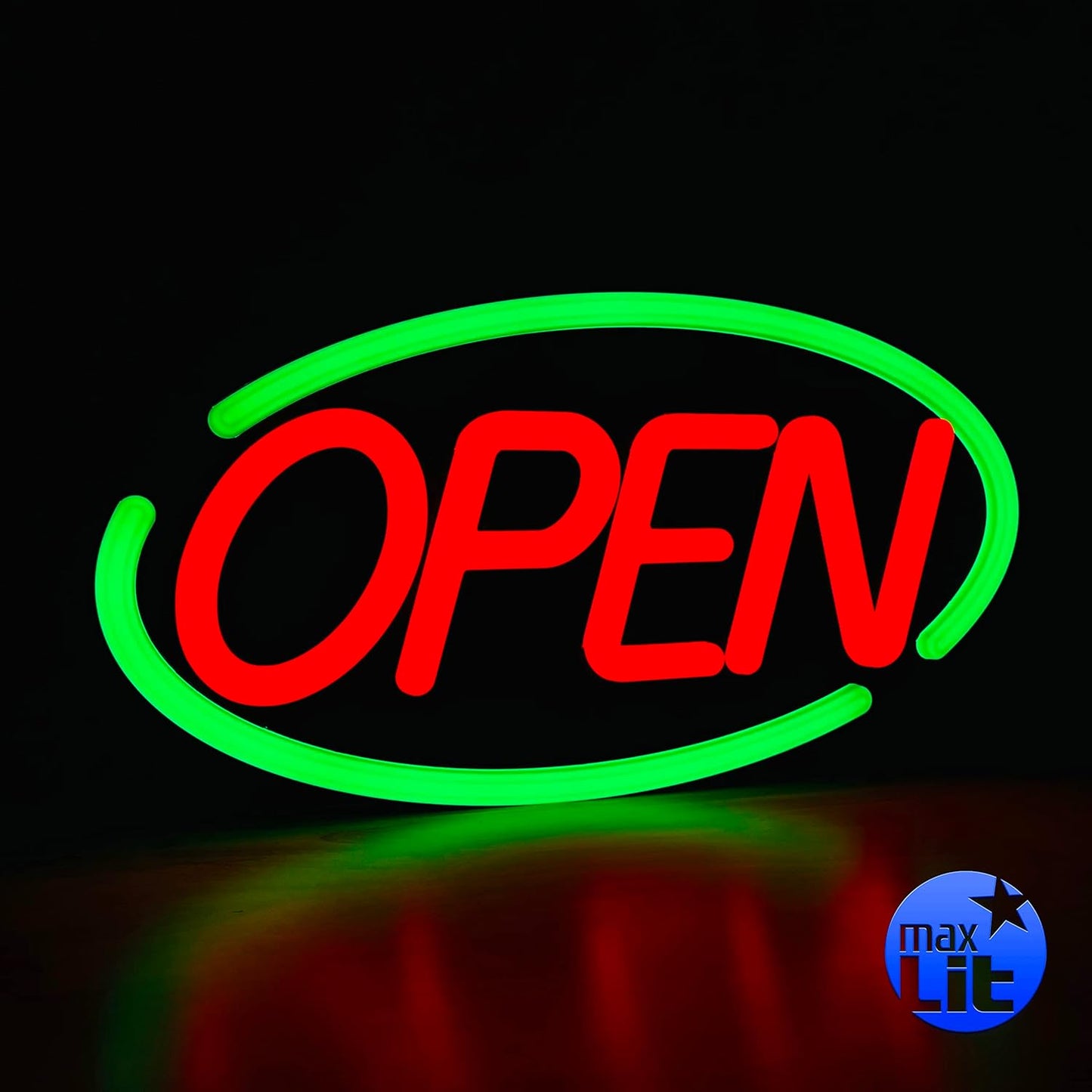 Ultra Bright 23ft' X 12ft' LED Neon Sign - Open - Remote Controlled