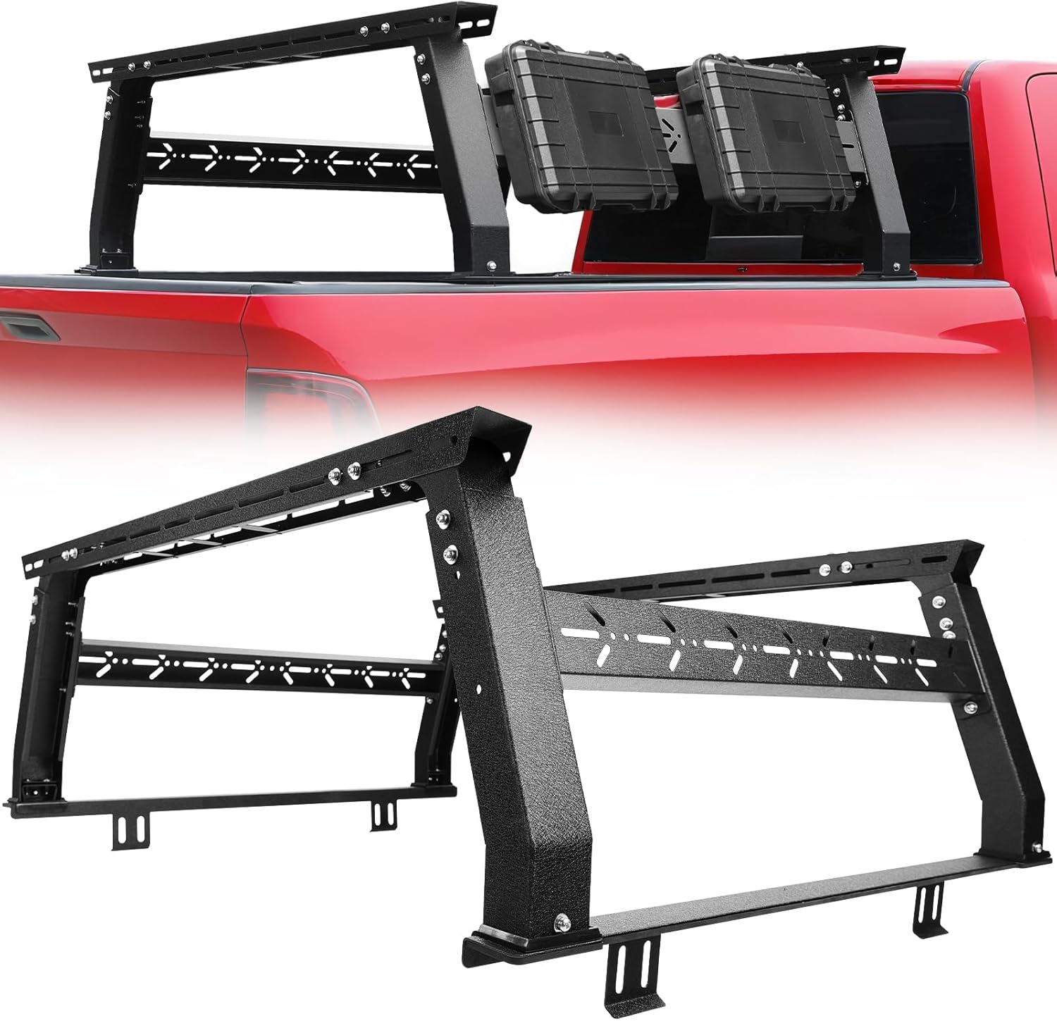 Adjustable Truck Bed Rack for Most Trucks, Perfect for Adventures