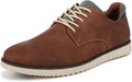 Mens Sync Faux Leather Oxford Shoes for Men - Comfortable Lace-Up
