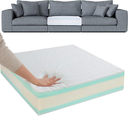HOMBYS Memory Foam Couch Cushion Replacement for Ultimate Comfort