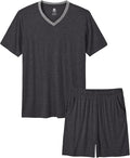 MoFiz Mens Pajama Sets Comfortable Lightweight Sleepwear Loungewear