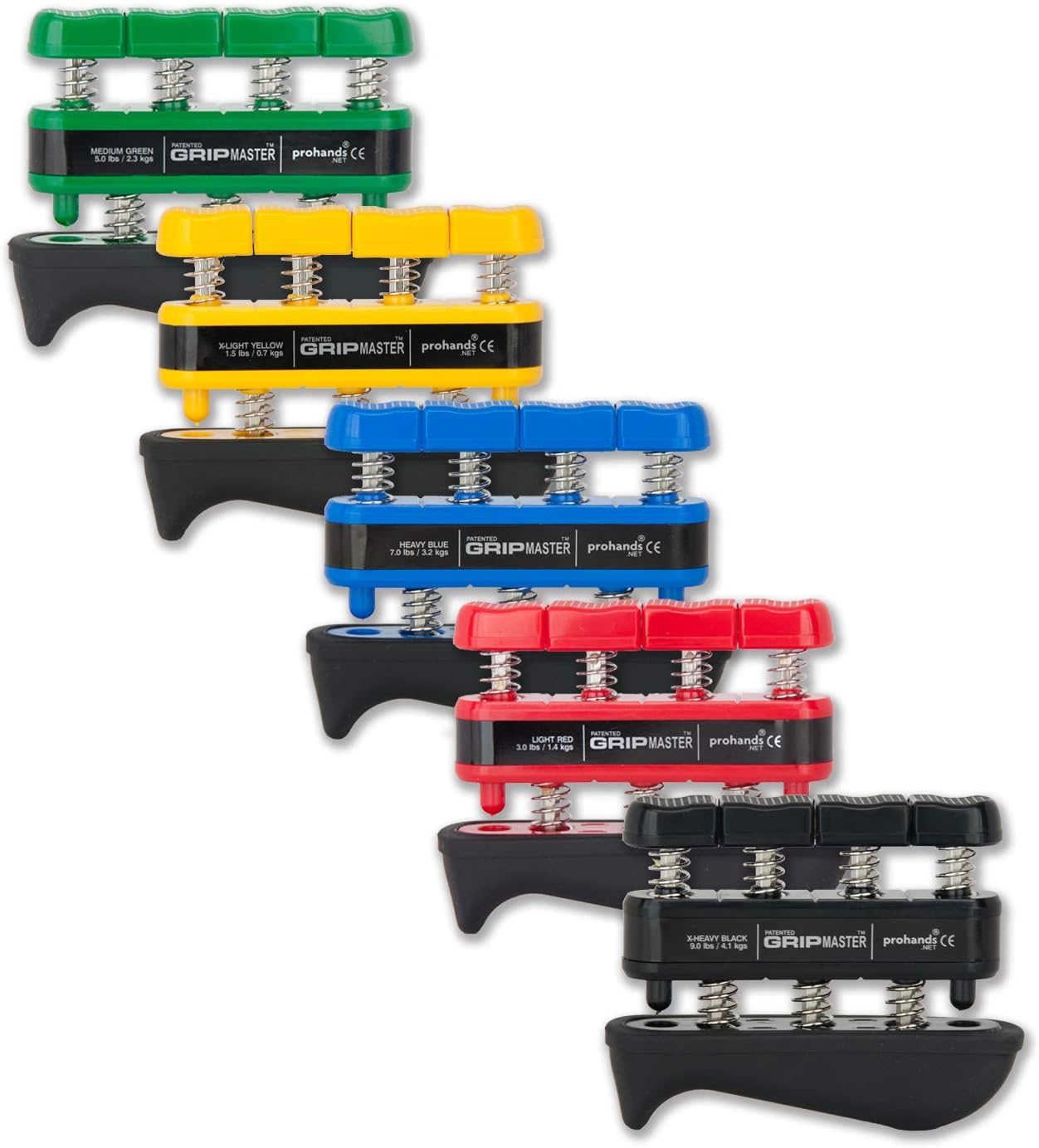 Prohands Gripmaster Hand and Finger Exerciser for Strength