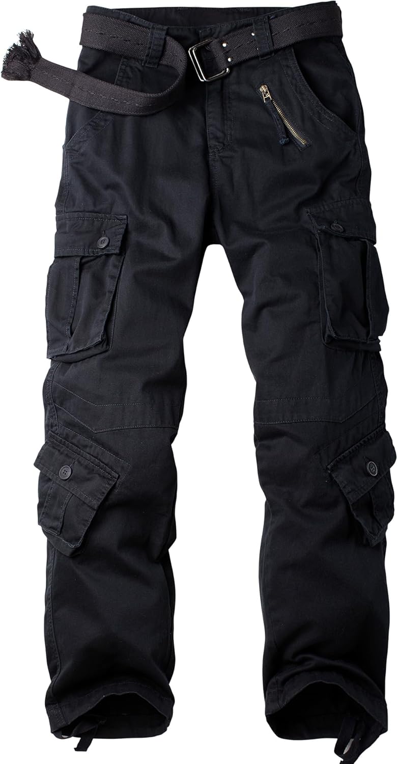Men's Camo Cargo Tactical Pants for Outdoor Activities and Comfort