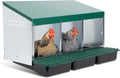 Compact Style 3 Compartment Forward Rollout Hen & Chicken Nesting Box