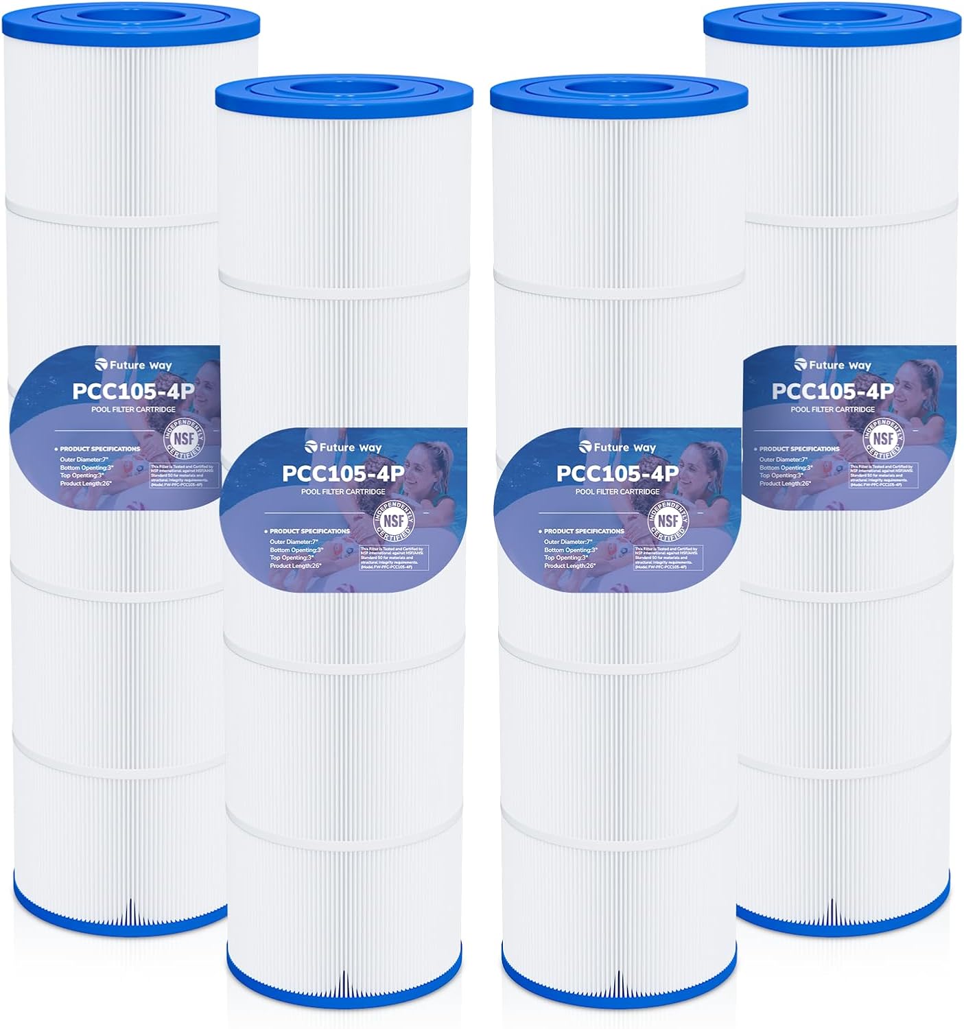 Future Way CCP420 Pool Filter Cartridges for Clean & Clear Plus