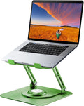 Laptop Stand for Desk, Adjustable Computer Stand with 360 Rotating