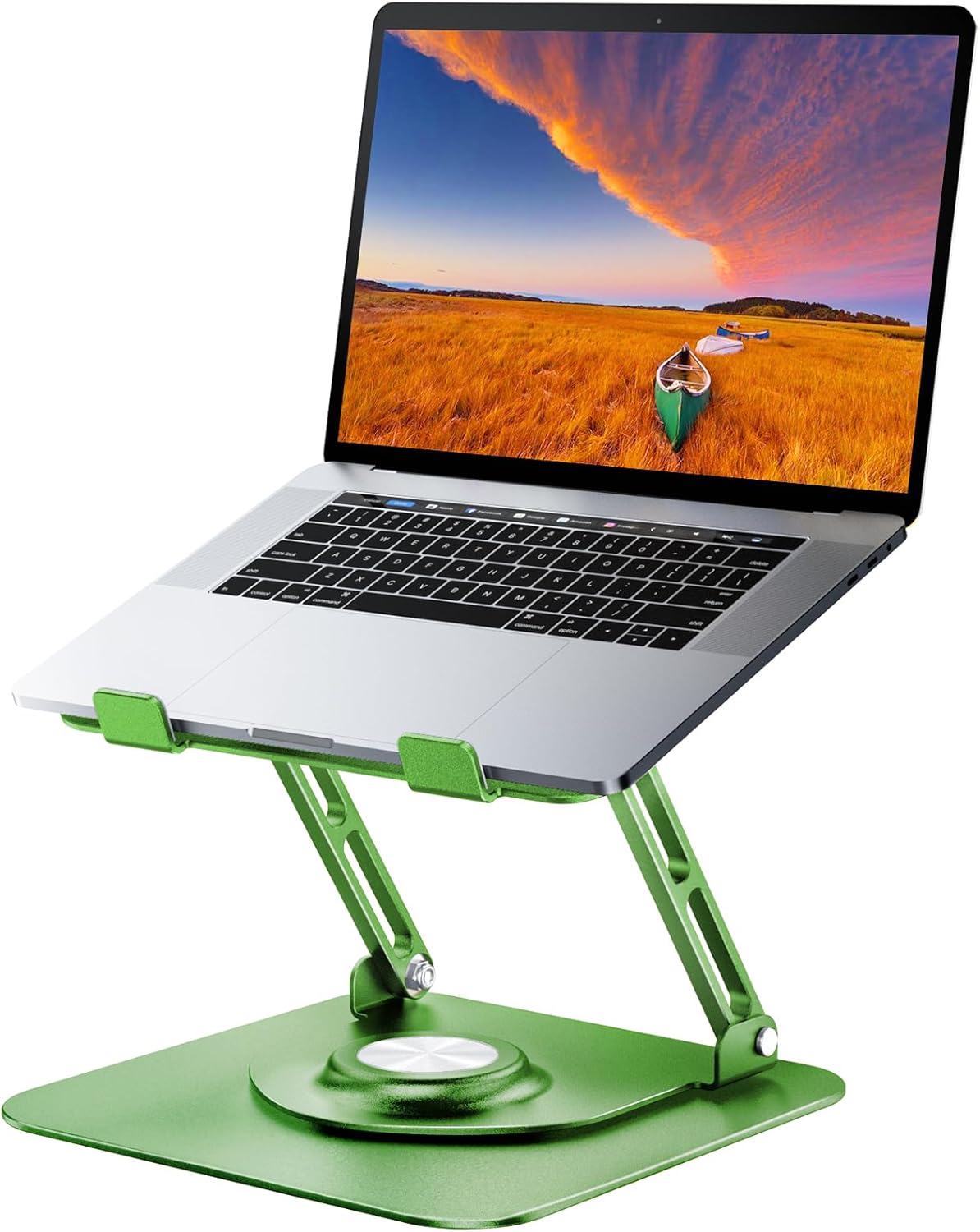 Adjustable Laptop Stand for Desk with 360 Rotating Base