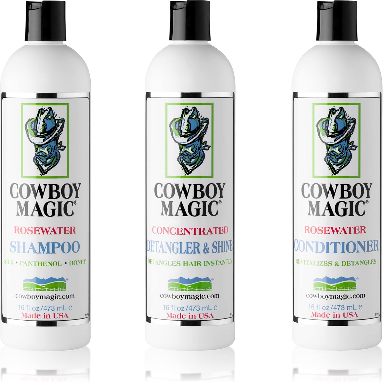 Cowboy Magic Shampoo Conditioner Detangler Shine for All Coats