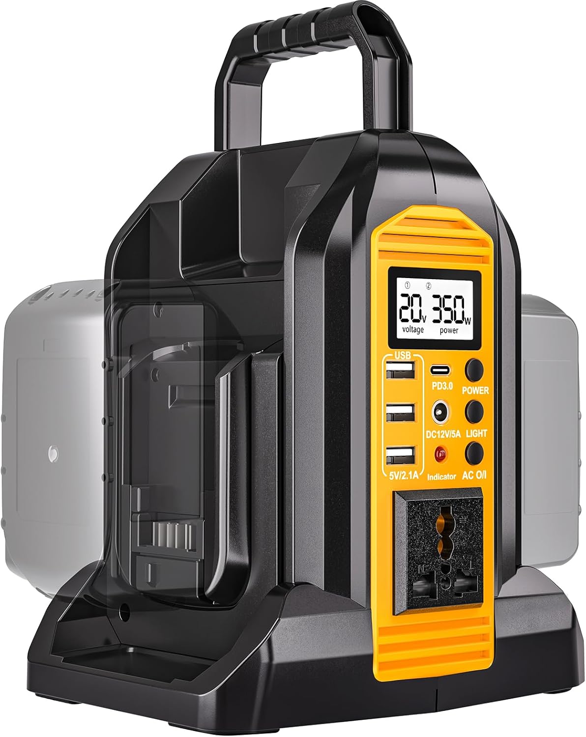 Dewalt Battery Power Inverter: Pure Sine, Compact & Light