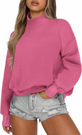 PINSPARK Warm Fall Fleece Sweater with Pockets & Thumb Holes