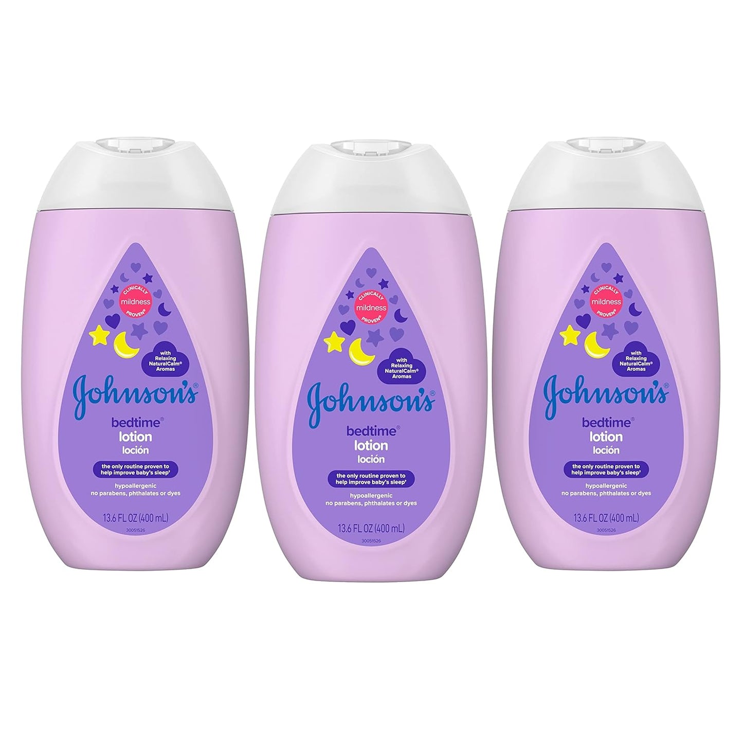 Johnson's Coconut Oil Bedtime Lotion Trio