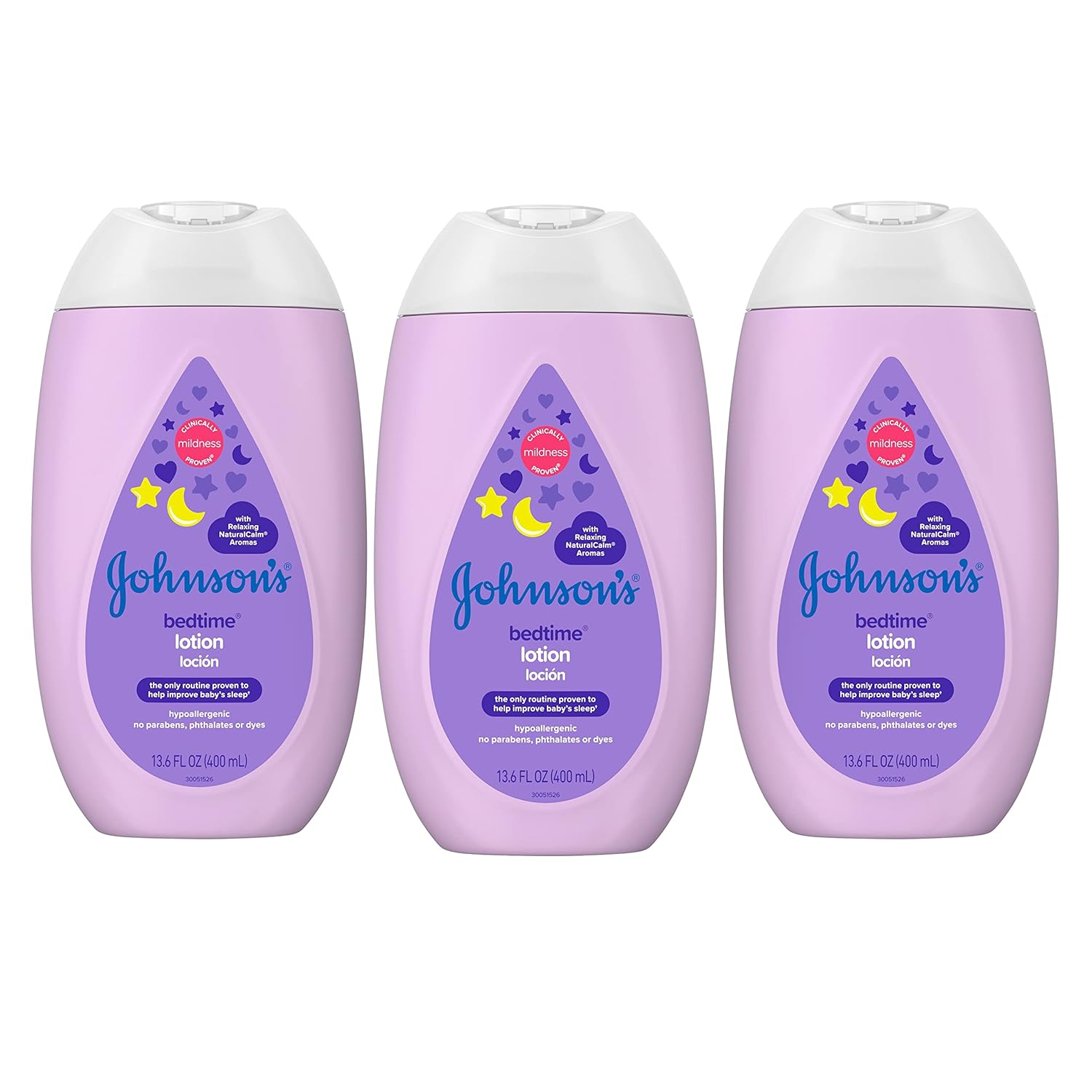 Johnson's Coconut Oil Bedtime Lotion Trio