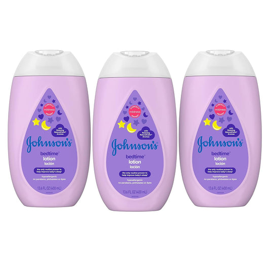 Johnson's Coconut Oil Bedtime Lotion Trio