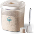 Rice Container 25 lbs Rice Dispenser - Airtight Food Storage Bin