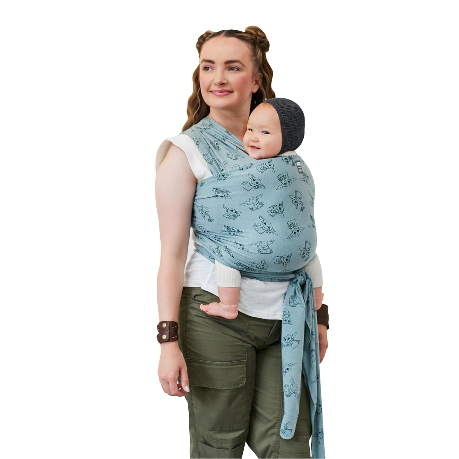 Hands-Free Moby Baby Wrap: Lightweight & Adjustable for All