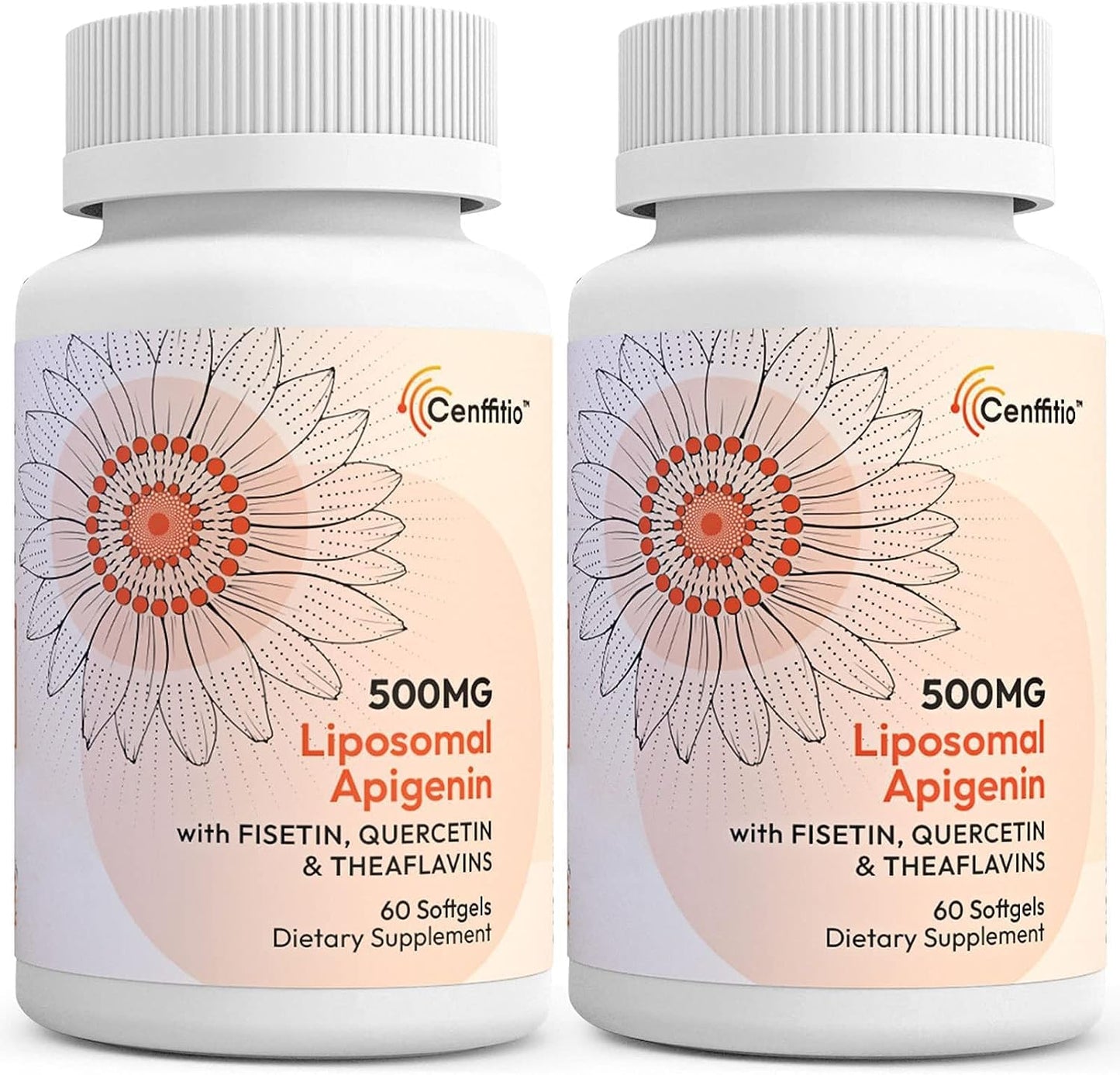 Liposomal Apigenin 500mg Softgels for Sleep and Mood Support