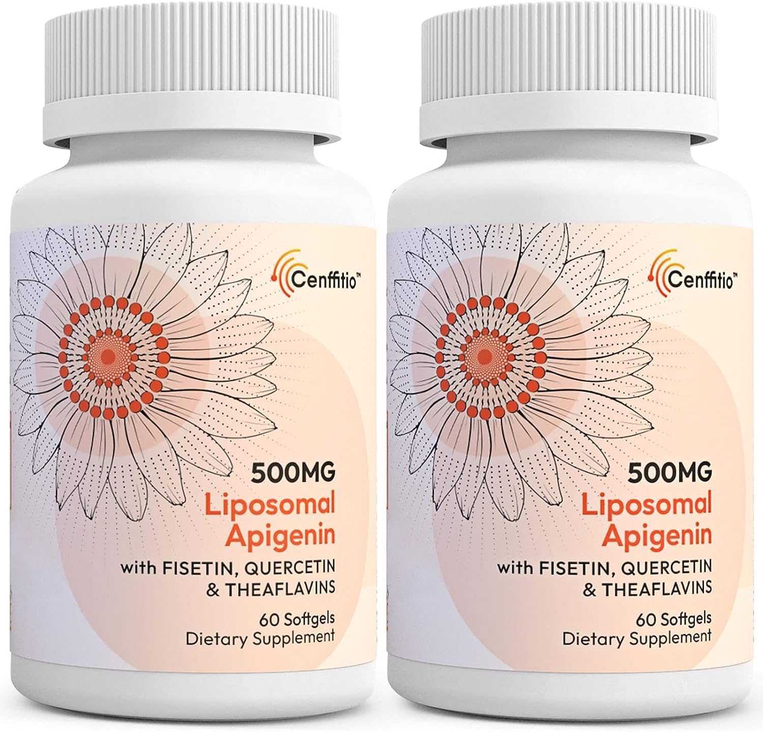Liposomal Apigenin 500mg Softgels for Sleep and Mood Support