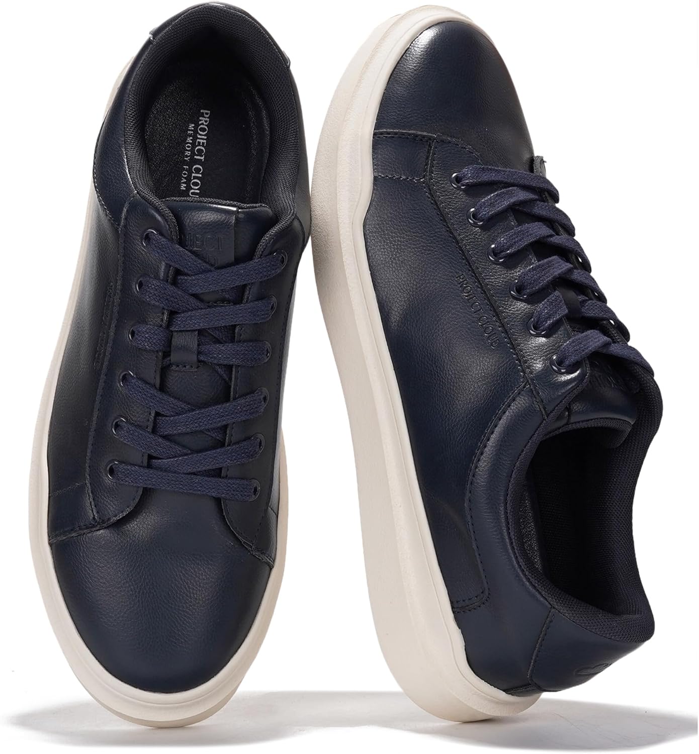 Project Cloud Mens Sneakers - Lightweight Memory Foam Casual Shoes
