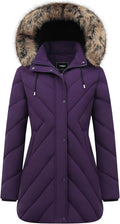 Women's Winter Coat Long Puffer Jacket - Waterproof Warm Thickened
