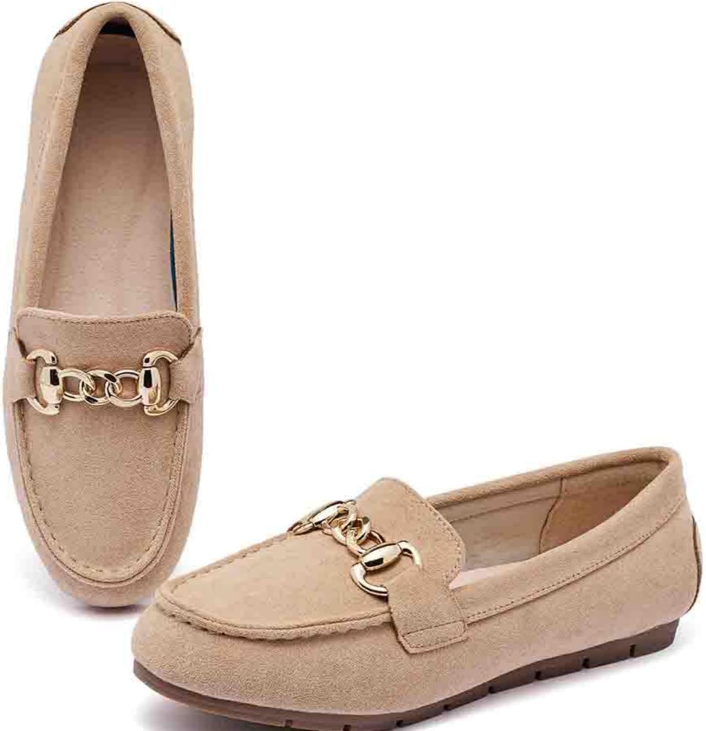 Comfortable Loafer Shoes for Women - Stylish Slip On Flats