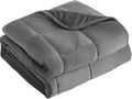 L'AGRATY Weighted Blanket 48in x72in 15lb - Soft Breathable Minky