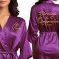 Mis Quince Anos Robes - Personalized Satin Quinceanera (Style 6QNP)