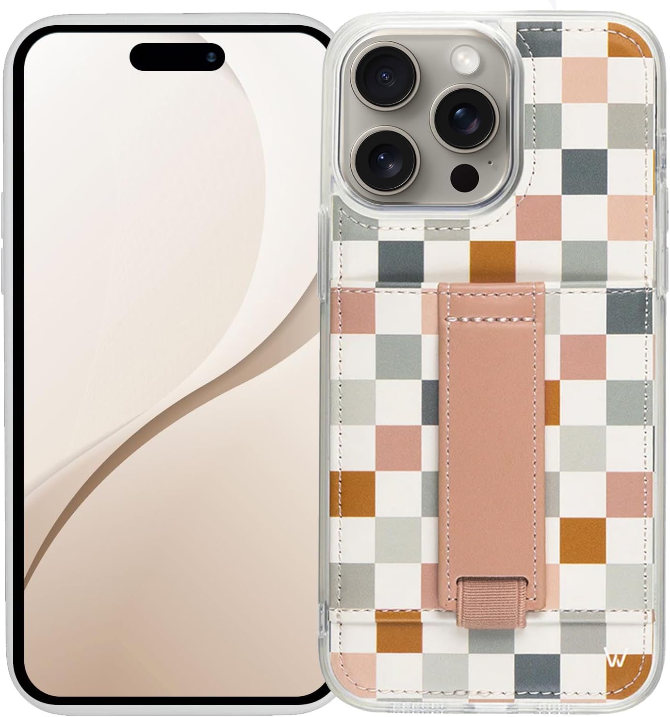 Aesthetic Wallet Phone Case for iPhone 16 Pro Max - Trendy Design