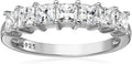 Infinite Elements Princess Cut Cubic Zirconia Ring - Size 9