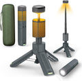 Telescopic Camping Light - Rechargeable 10500mAh Lantern with Tent