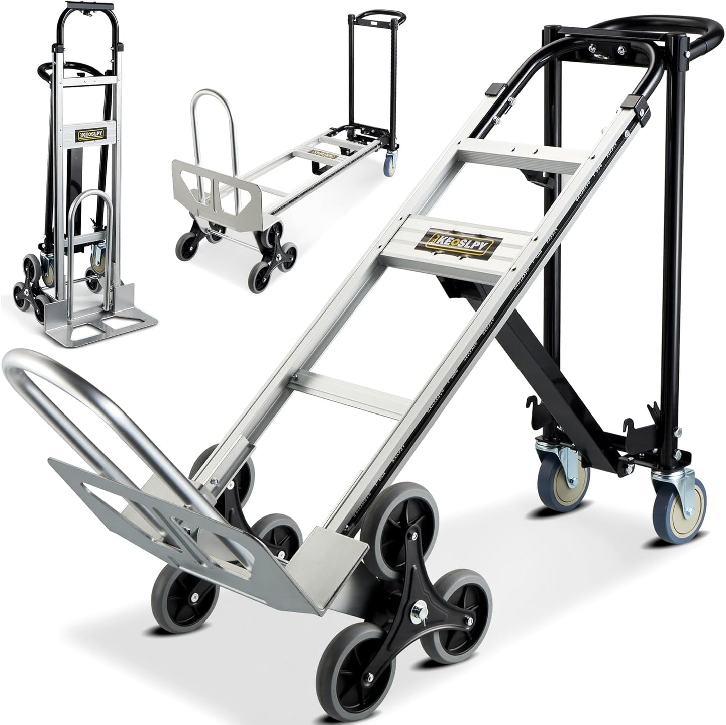 3 in 1 Industrial Convertible Hand Truck with 1000 LBS Capacity