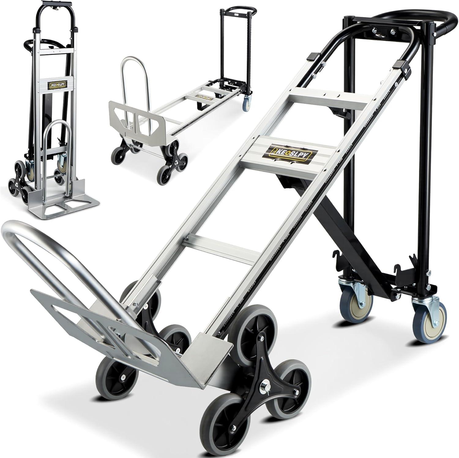 3 in 1 Industrial Convertible Hand Truck with 1000 LBS Capacity