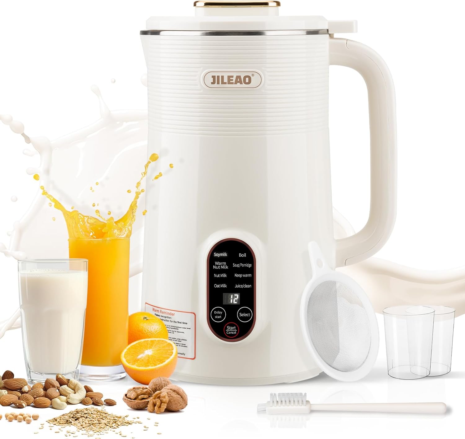 10 in 1 Almond Milk Maker for Smooth Drinks and Meals