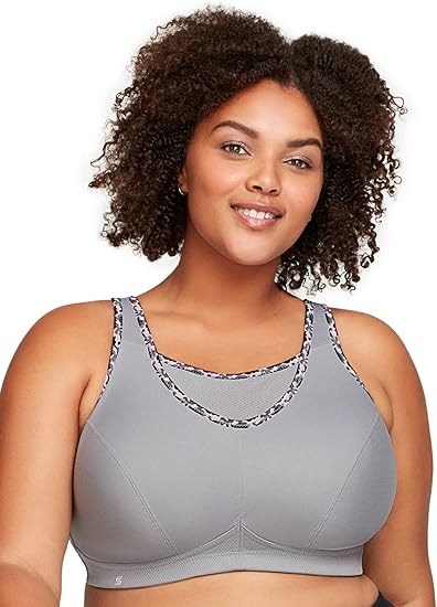 Glamorise Women's Full Figure No Bounce Plus Size Sports Bra